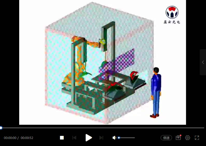 汽车后尾灯激光焊接模拟展示
